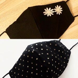 2 pcs : Black cover handmade